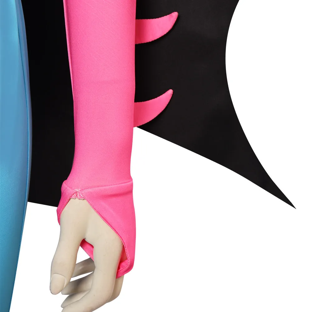 Harley Quinn Harleen Quinzel Cosplay Costume Black Outfits Halloween Carnival Suit