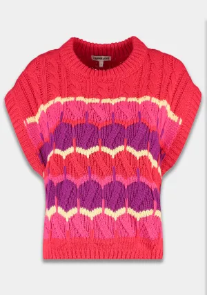 Harper & Yve Nonna spencer multi spicy red
