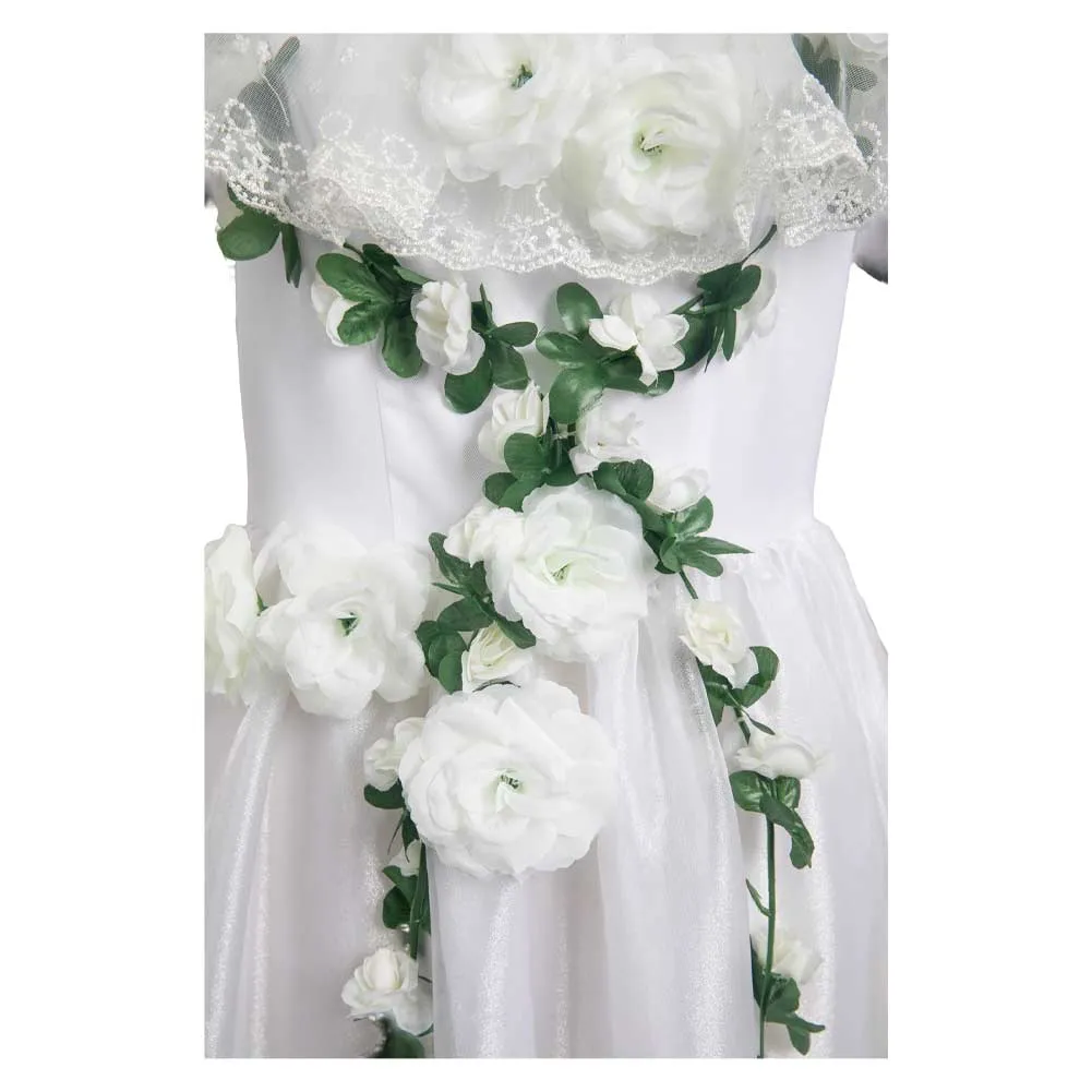 Haunted Mansion Constance Hatchaway Wedding Dress Cosplay Costume Outfits Halloween Carnival Suit