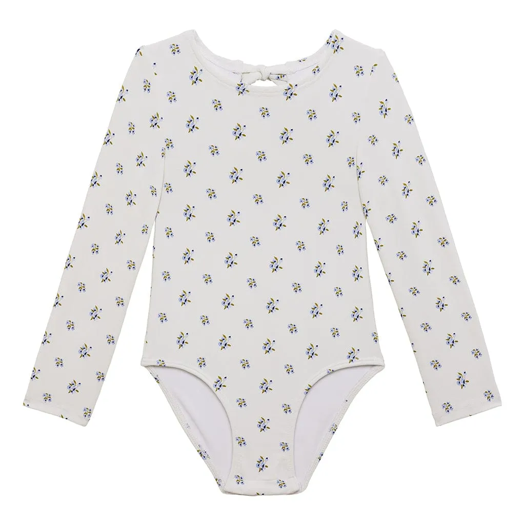 Heidi Floral Mini Long Sleeve One-Piece