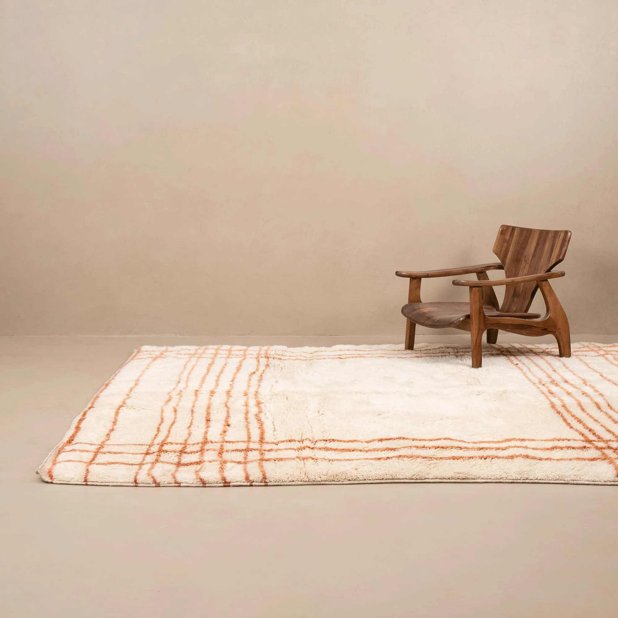Henna Threads - luxury beni mrirt rug