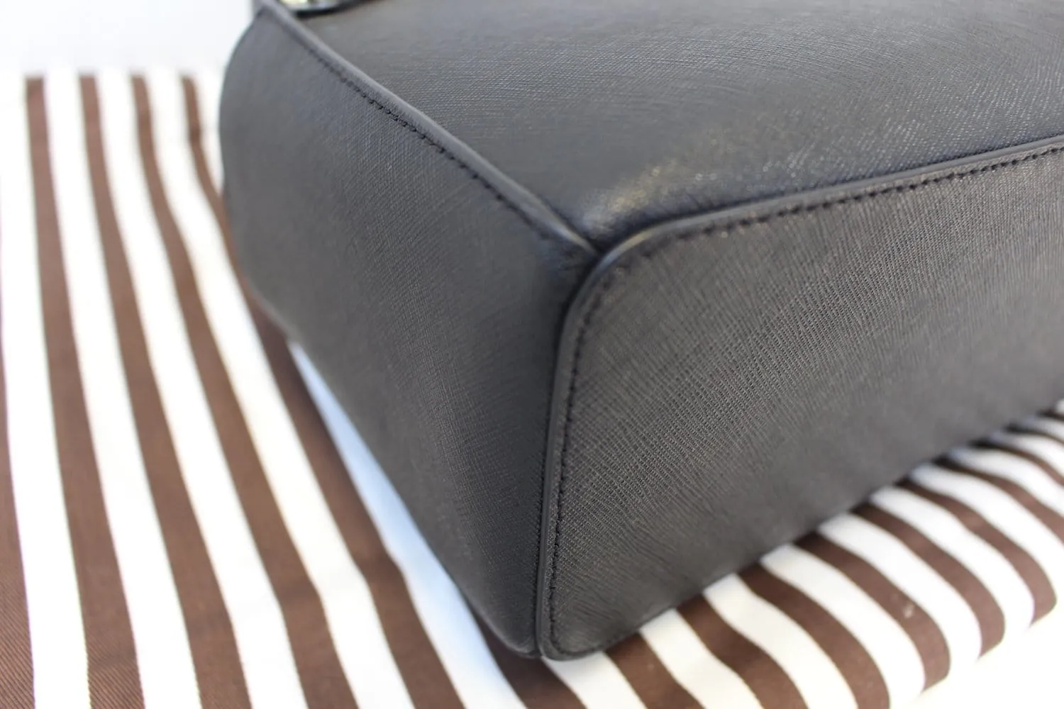 HENRI BENDEL WEST 57TH Saffiano Black leather Backpack