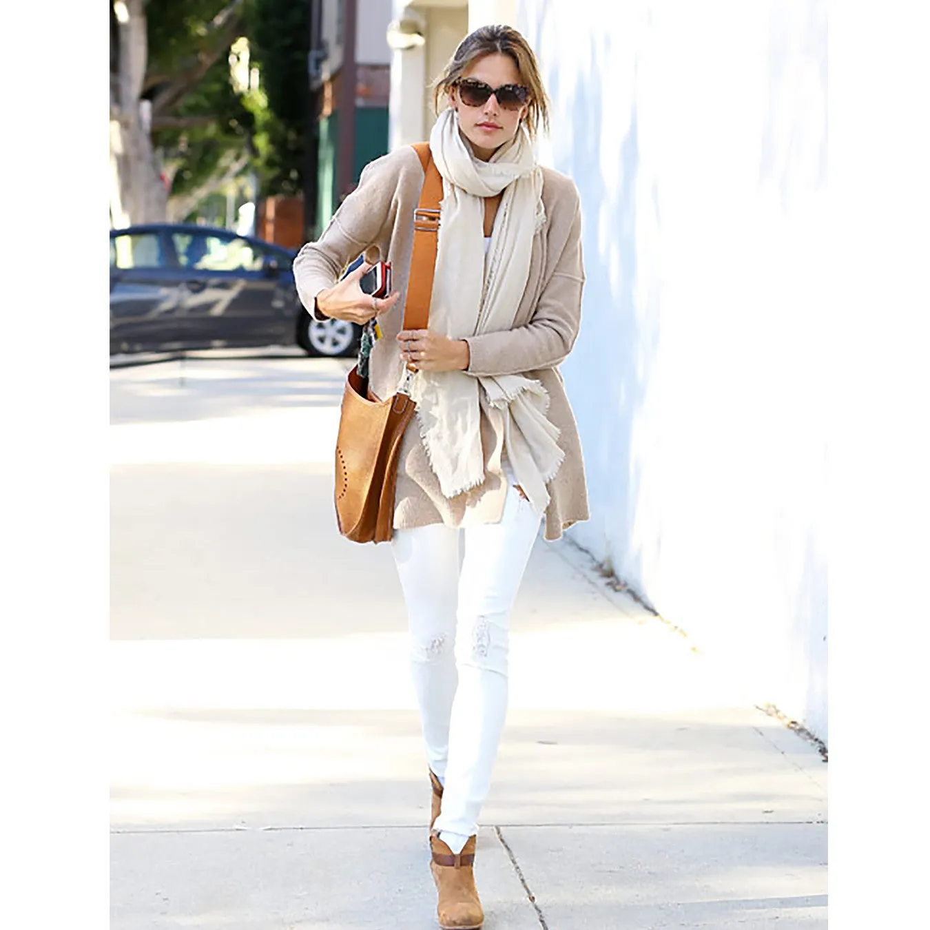 Hermes Gold Evelyne GM Crossbody Messenger Bag Celeb Fave