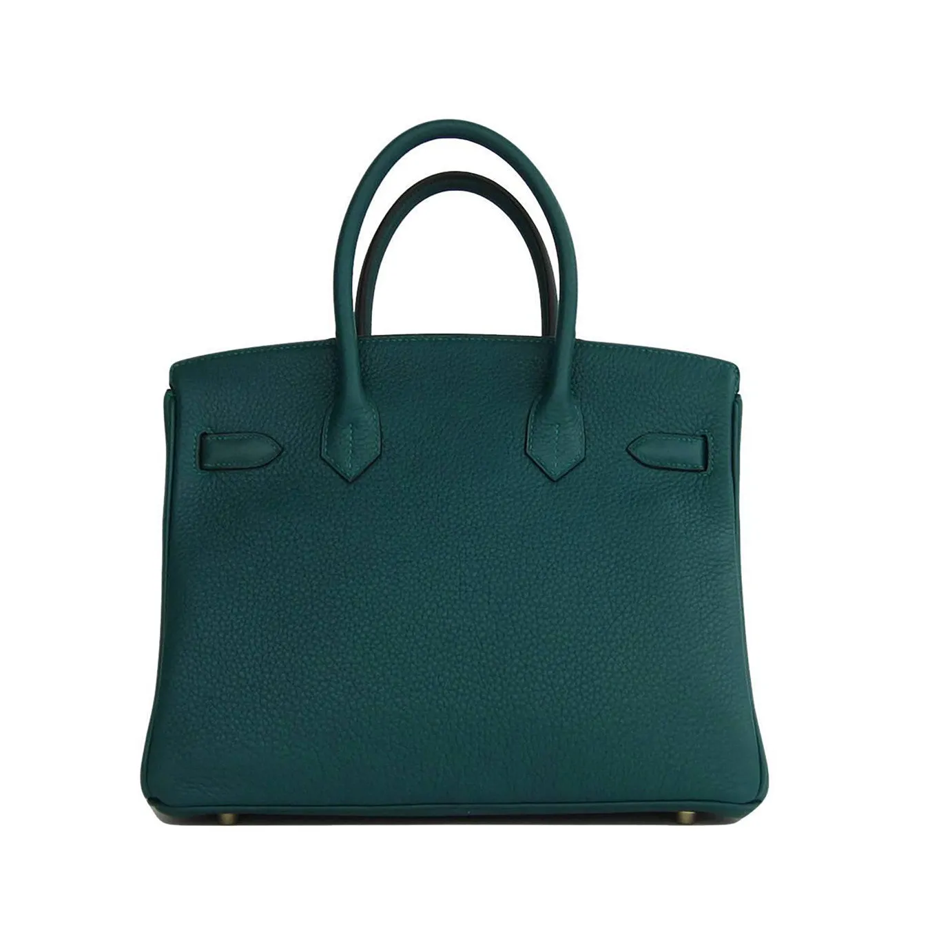 Hermes Malachite Emerald Green 30cm Birkin Gold GHW Satchel Bag Collectors' Fave