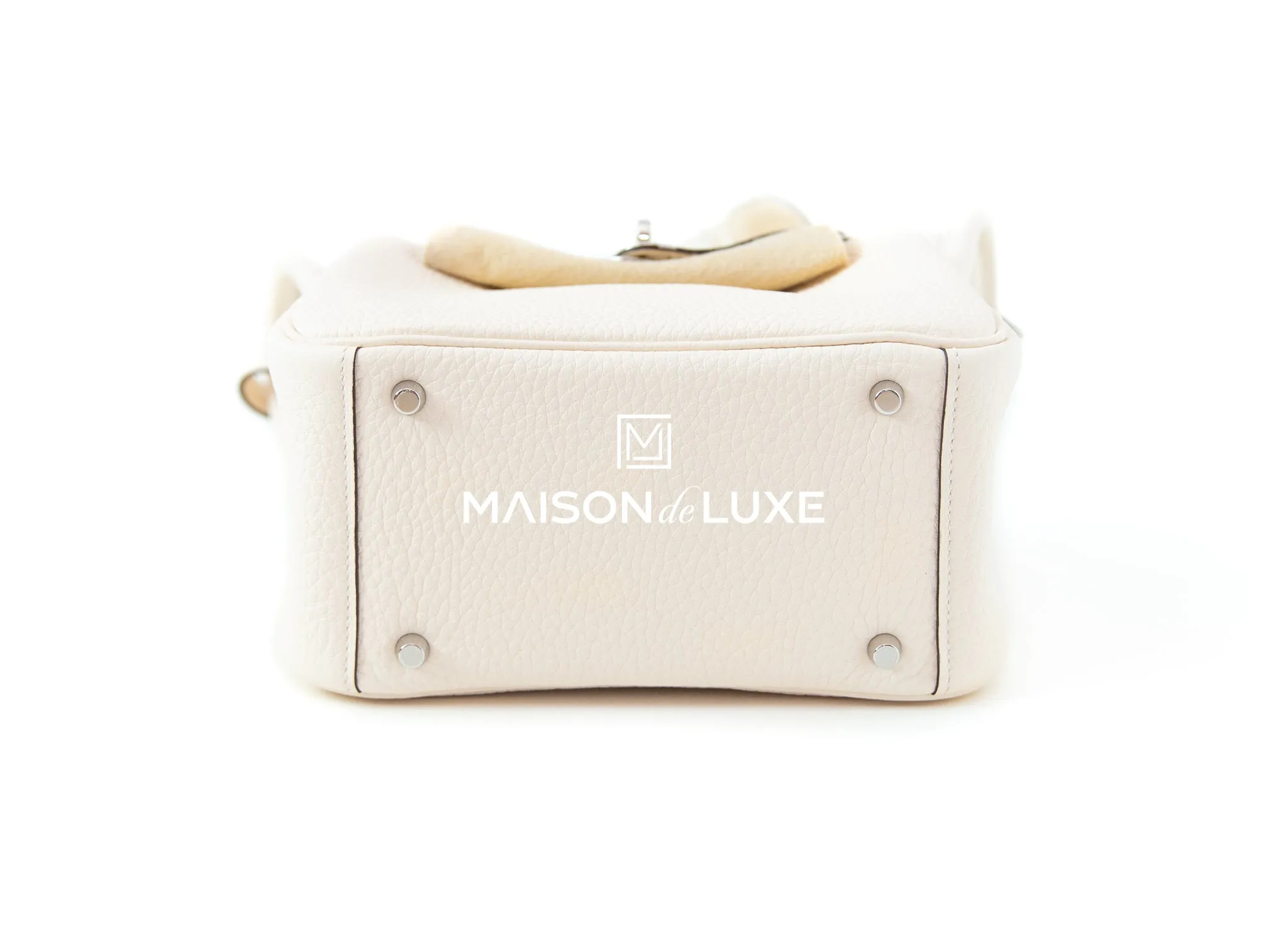 Hermes Mini Lindy 20 Nata Clemence Palladium Hardware