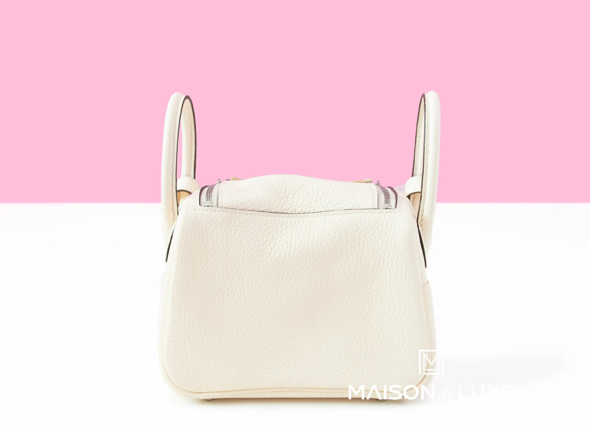 Hermes Mini Lindy 20 Nata Clemence Palladium Hardware