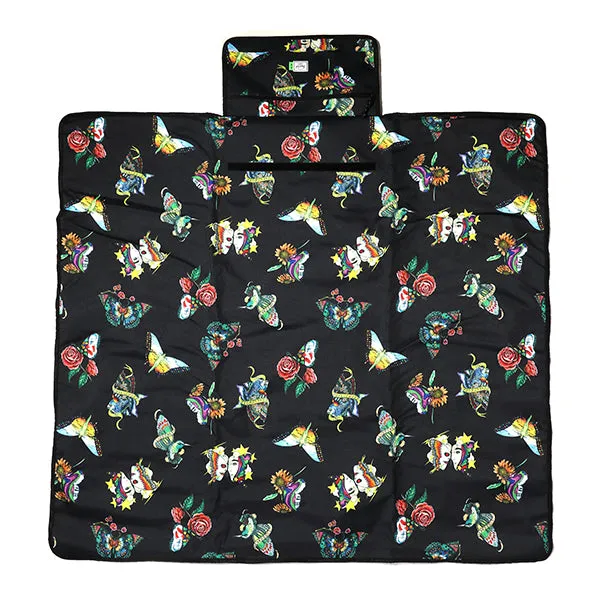 Herschel x Challenger x Love Ear Art Leisure Sheet! No straps but folds for easy transport, Retails $80 