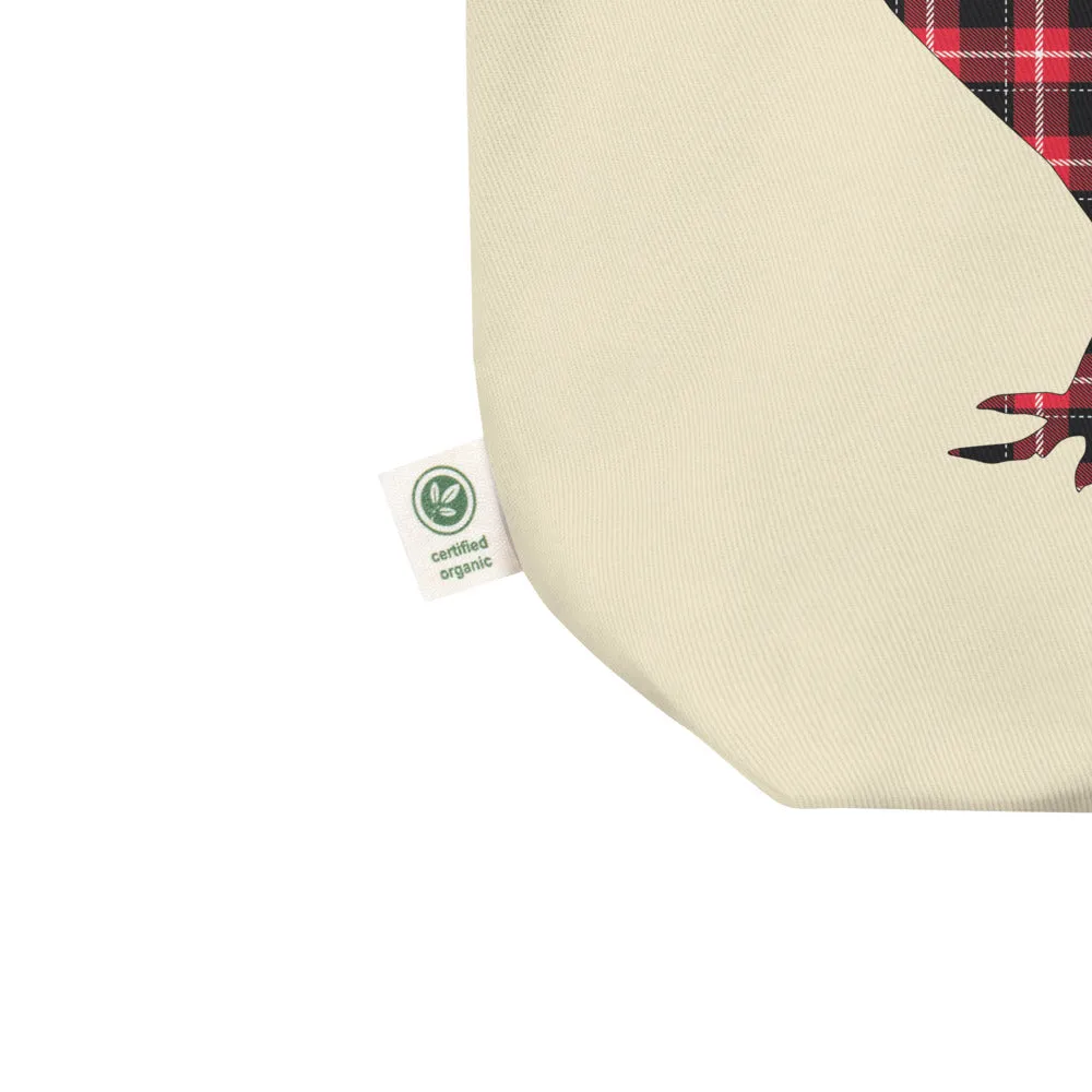Ho Ho Ho Christmas Chicken Organic Canvas Tote Bag