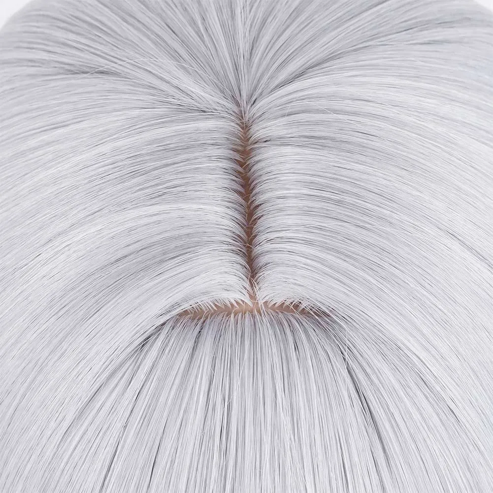 Honkai: Star Rail Topaz Game Character Cosplay White Wig Heat Resistant Synthetic Hair Props