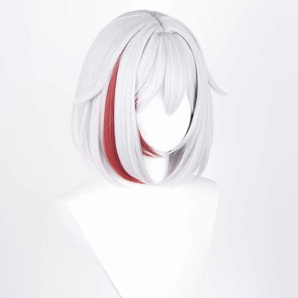 Honkai: Star Rail Topaz Game Character Cosplay White Wig Heat Resistant Synthetic Hair Props