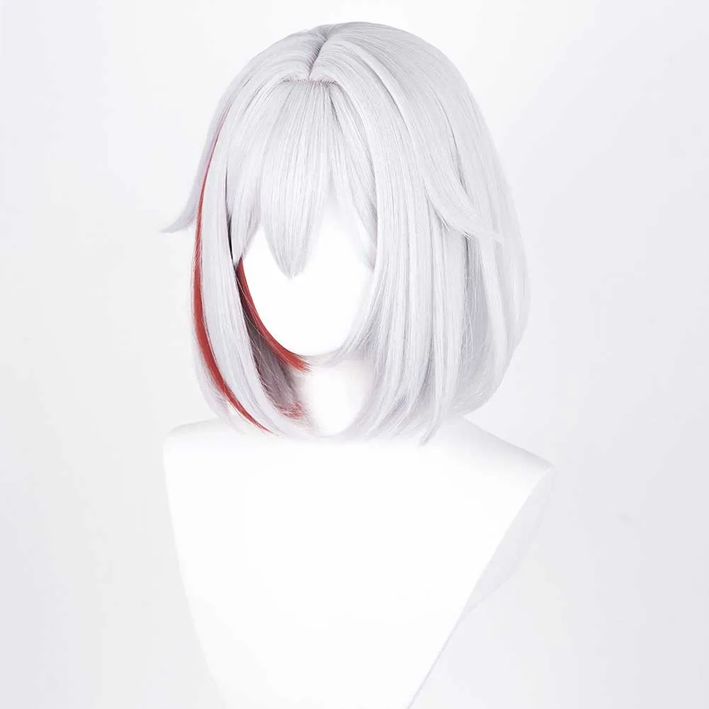 Honkai: Star Rail Topaz Game Character Cosplay White Wig Heat Resistant Synthetic Hair Props