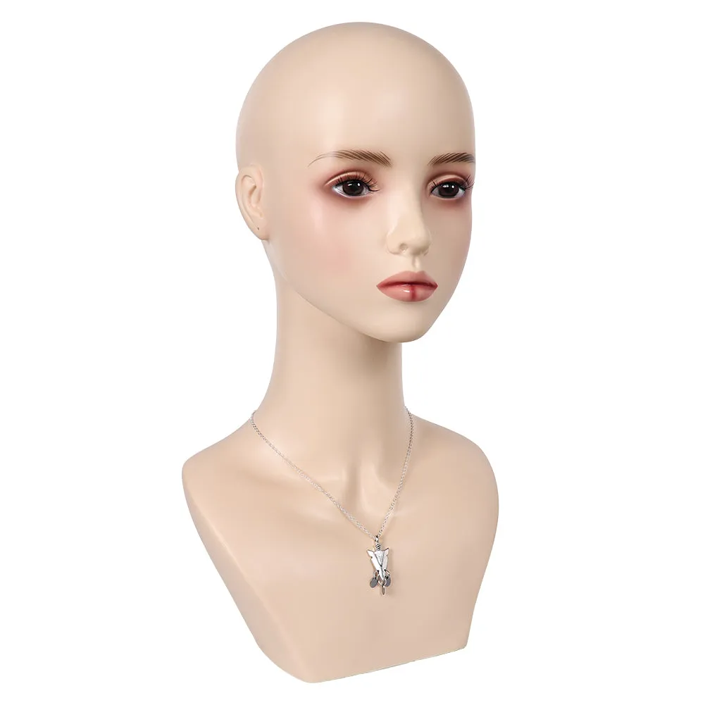 House of the Dragon 2 Rhaenys Targaryen Silver Necklace Cosplay Accessories Props