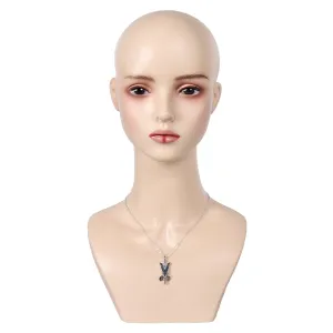 House of the Dragon 2 Rhaenys Targaryen Silver Necklace Cosplay Accessories Props