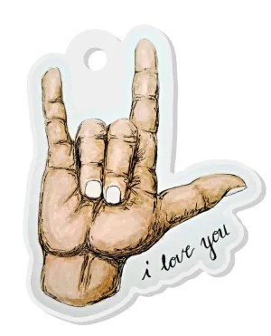 I Love You Keychain