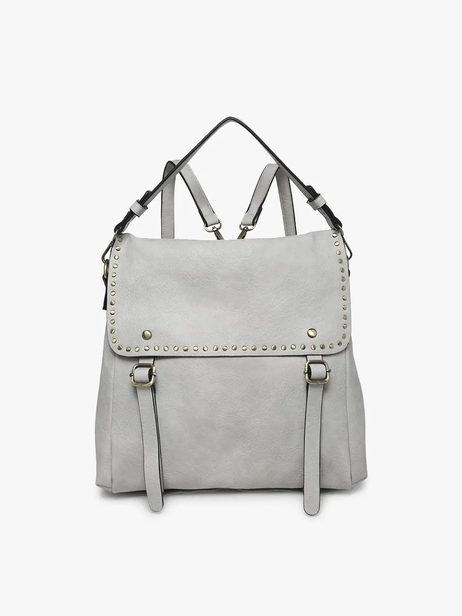 Indigo Studded Backpack