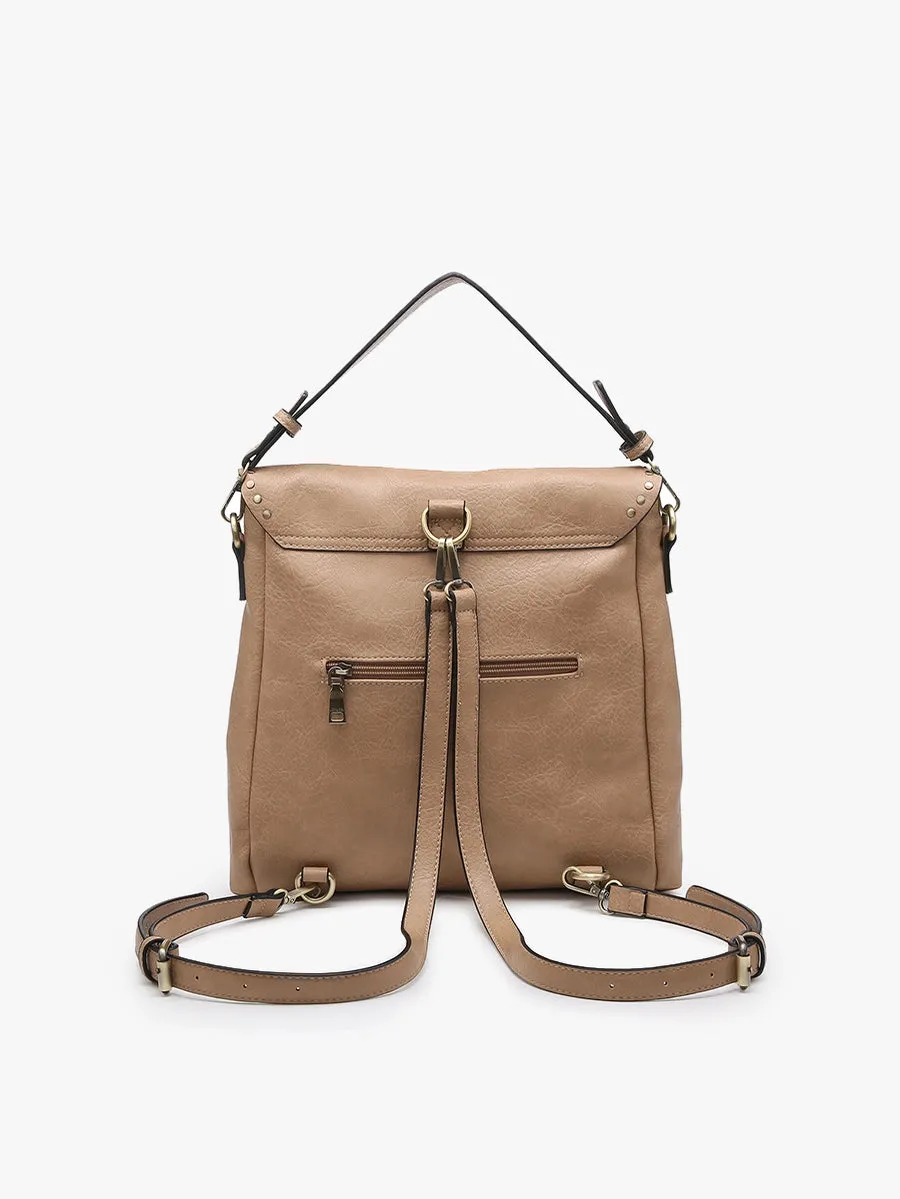 Indigo Studded Backpack