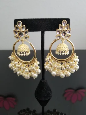 Indo Western Trendy Earring With Gold Plating