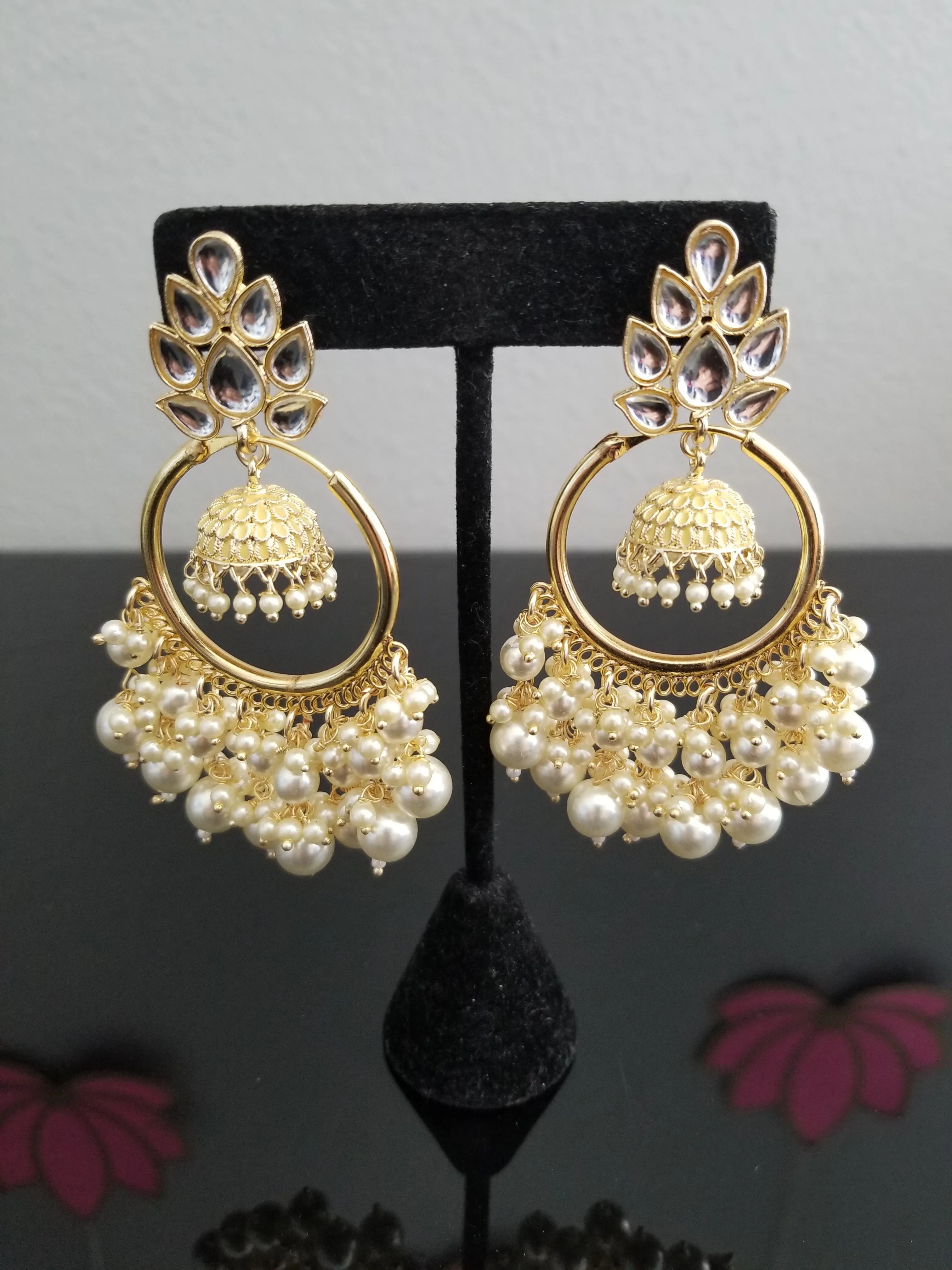 Indo Western Trendy Earring With Gold Plating