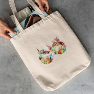 Infinity Cat Love Tote Bag