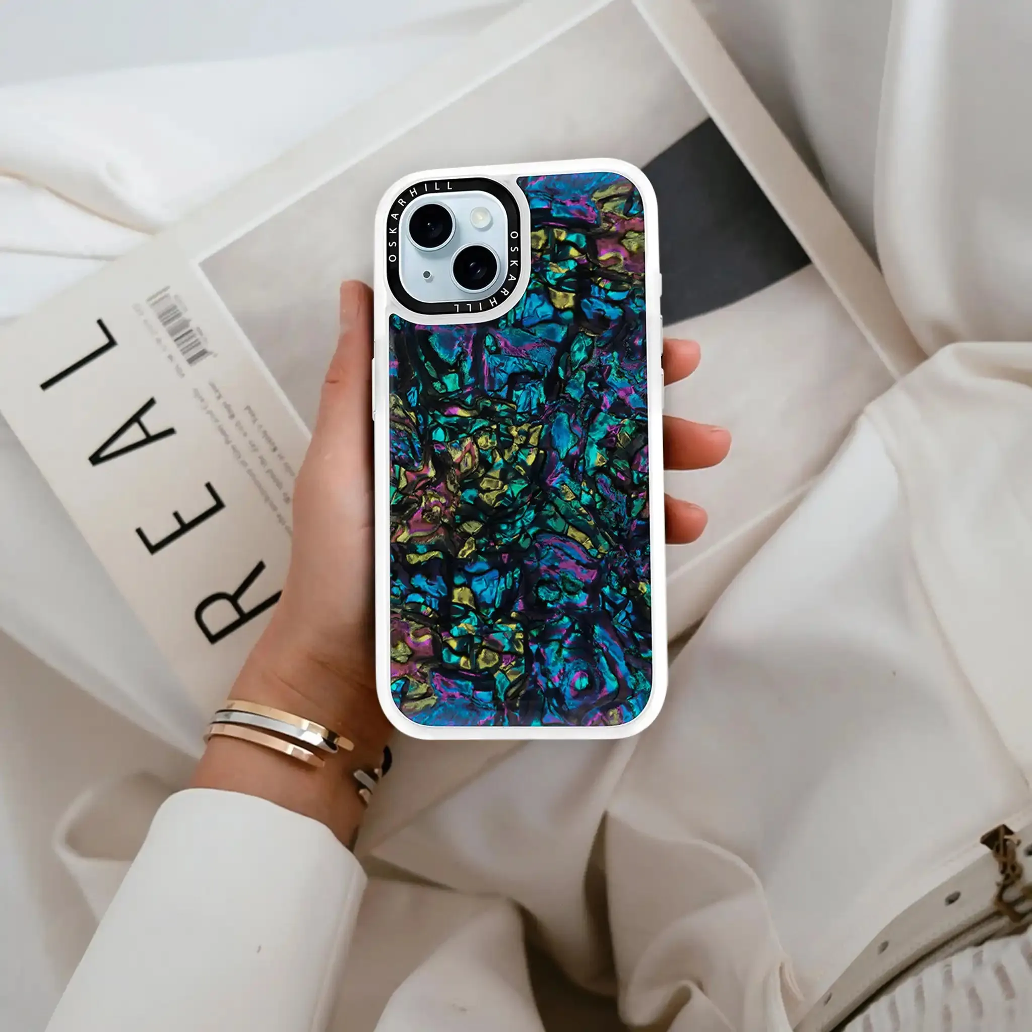 iPhone 13 Mini Case Classic — Cosmic Abalone Shell