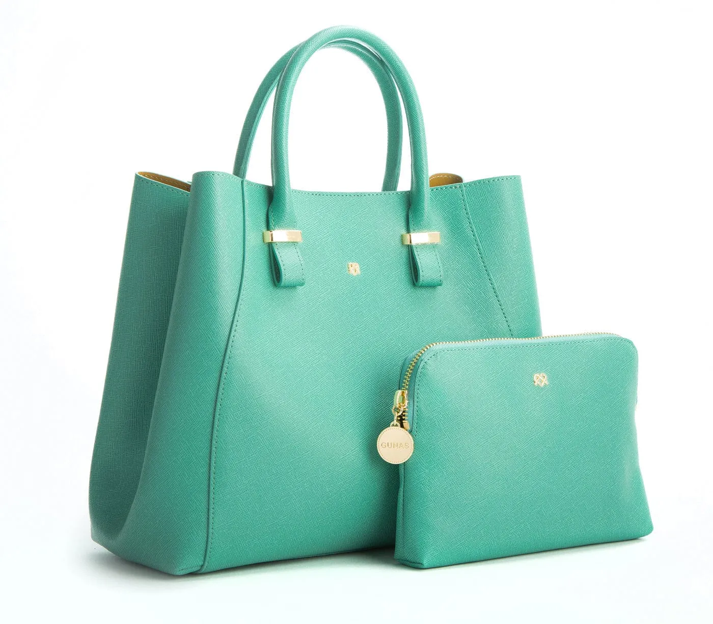 Jane Vegan Leather Handbag | Tiffany Blue