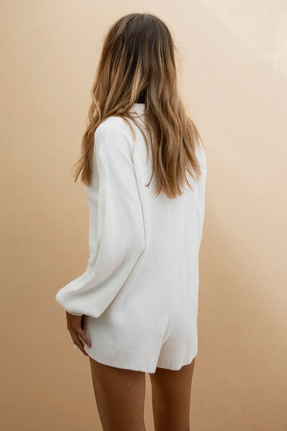 Jayla Playsuit - White