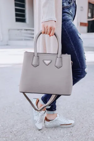 Jet Setter Satchel - Taupe