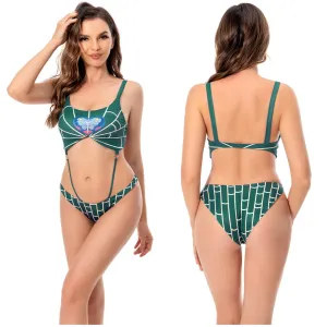 JoJo’s Bizarre Adventure STONE OCEAN Jolyne Cujoh Swimsuit Cosplay Costume Swimwear Outfits Halloween Carnival Suit-cossky®