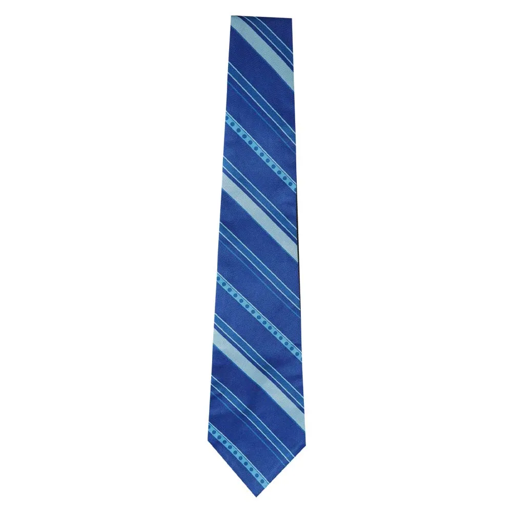 Joker Blue Tie Necktie Suit Matching Movie Character Cosplay Halloween Carnival Costume Accessories