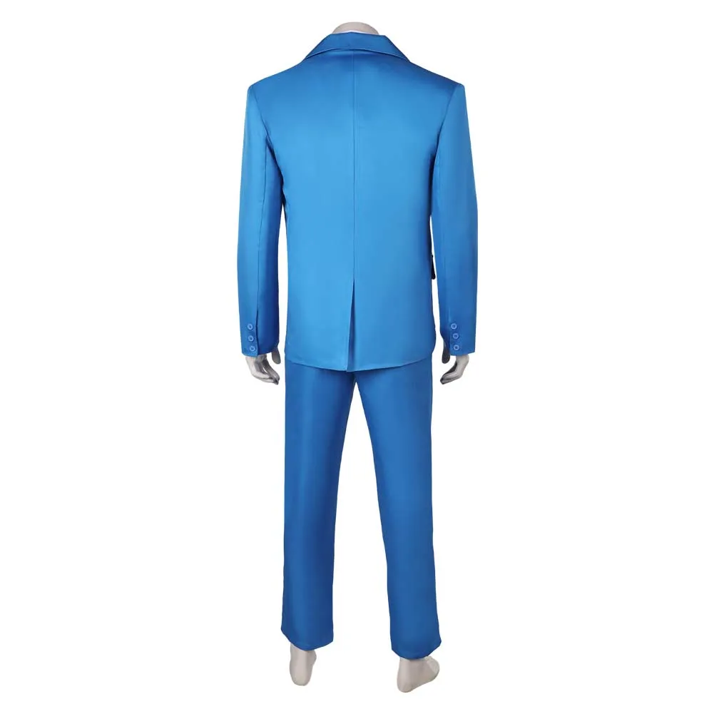Joker Season 2: Folie à Deux (2024) Joker Blue Suit Cosplay Costume Outfits Halloween Carnival Suit