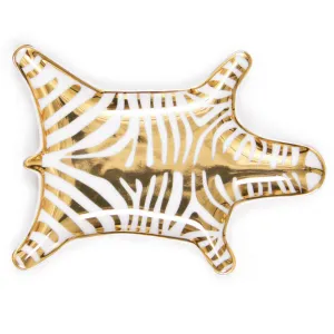 Jonathan Adler Gold or Black Carnaby Zebra Stacking Dish