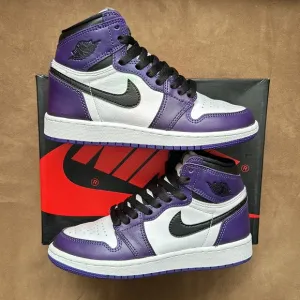 Jordan 1 Retro High OG GS “Court Purple” size 3.5Y