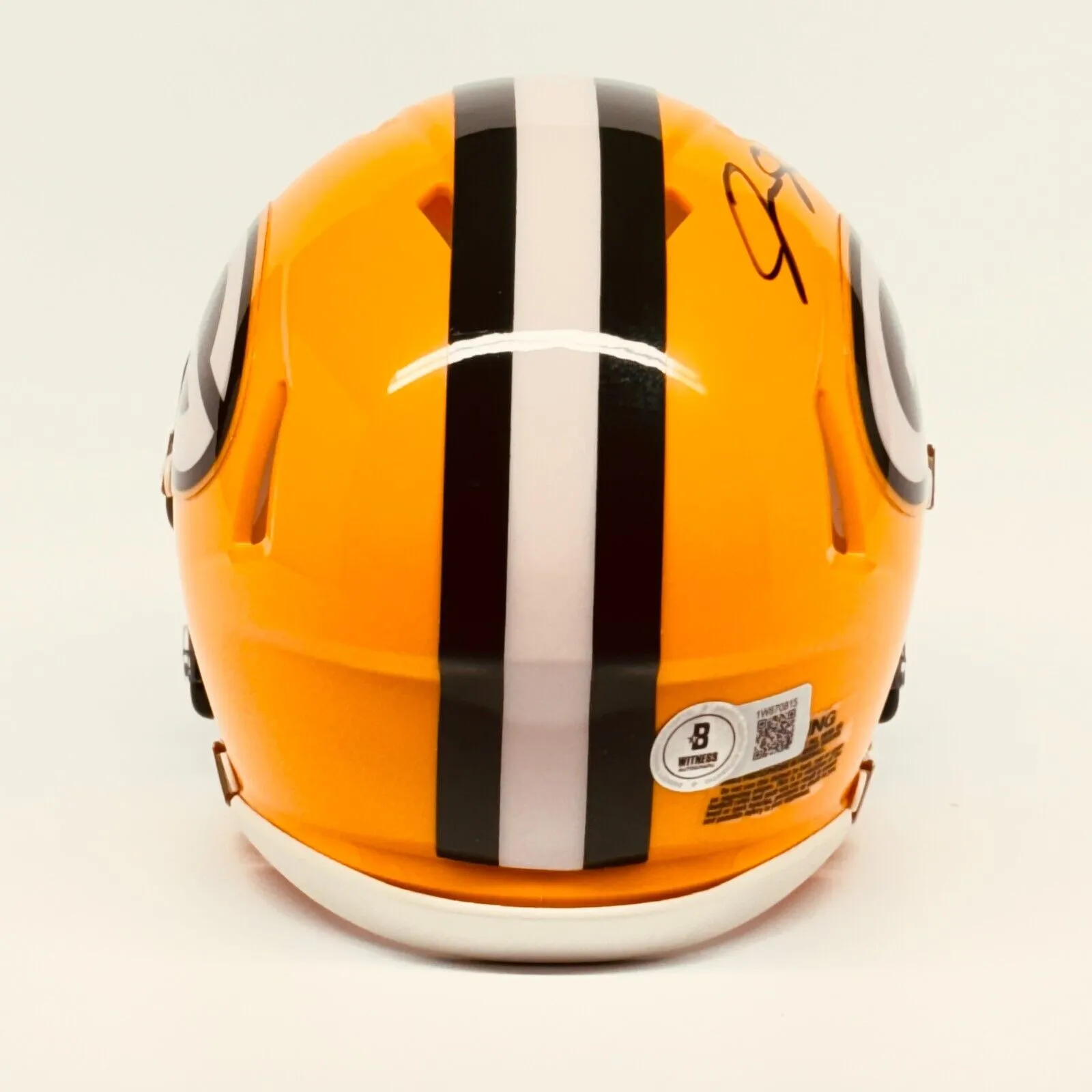 Josh Jacobs Autographed Signed Green Bay Packers Mini Helmet Beckett