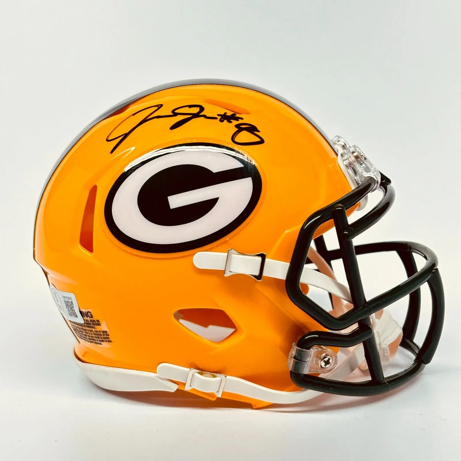 Josh Jacobs Autographed Signed Green Bay Packers Mini Helmet Beckett