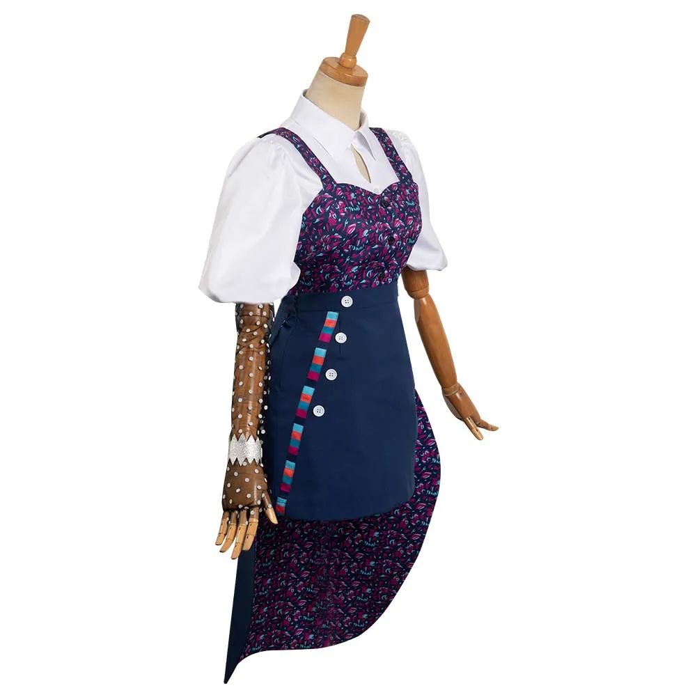 Joy Ride Kat Cosplay Costume Blue Outfits Halloween Carnival Suit