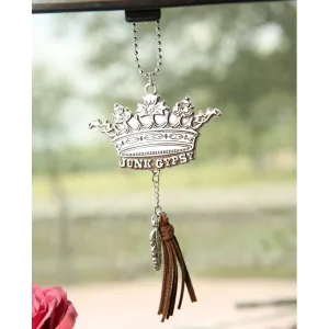 Junk Gypsy Crown Car Charm