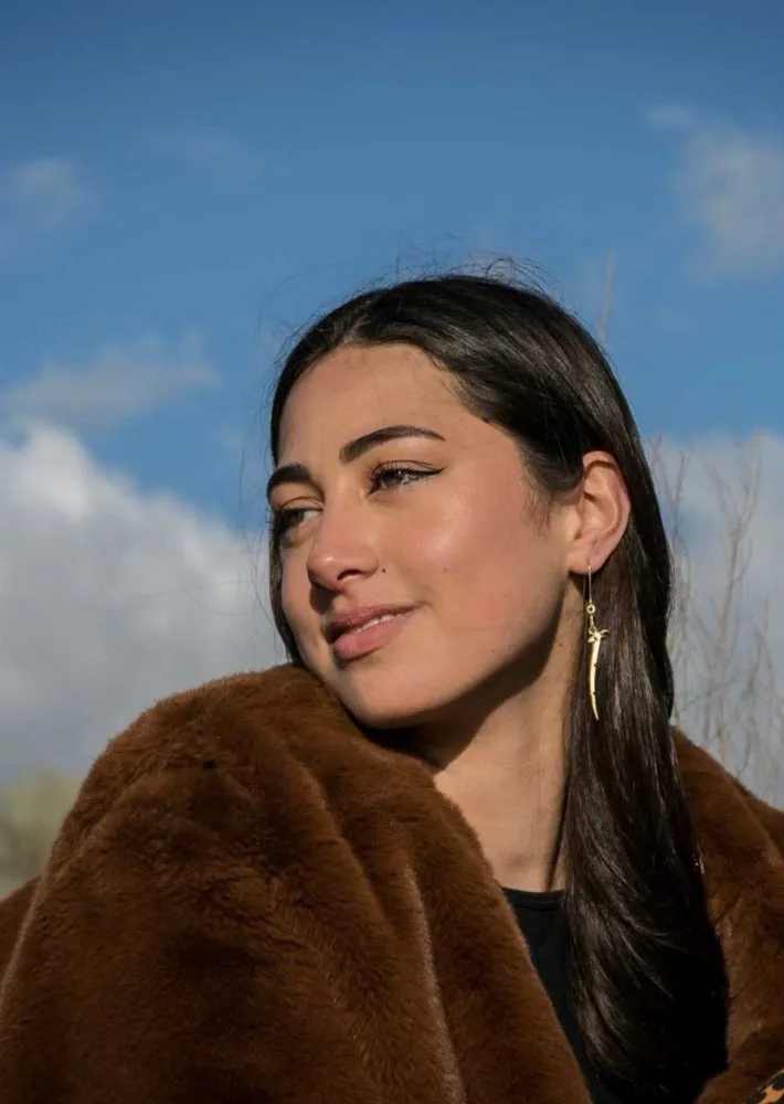 Kaitiaki Wheturere Earrings Gold