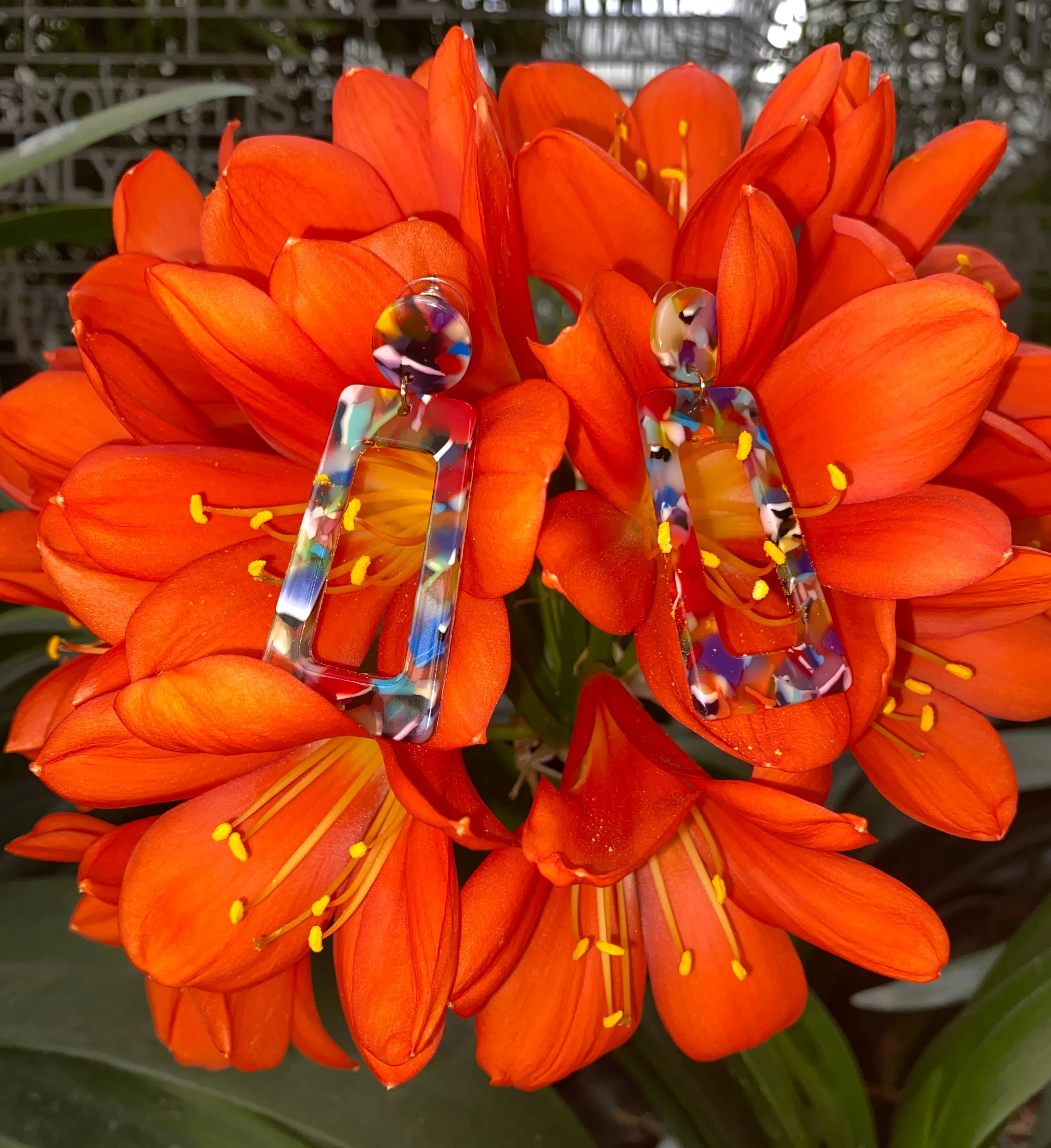 Kaleidoscopic - Multi Colored Rainbow Earrings