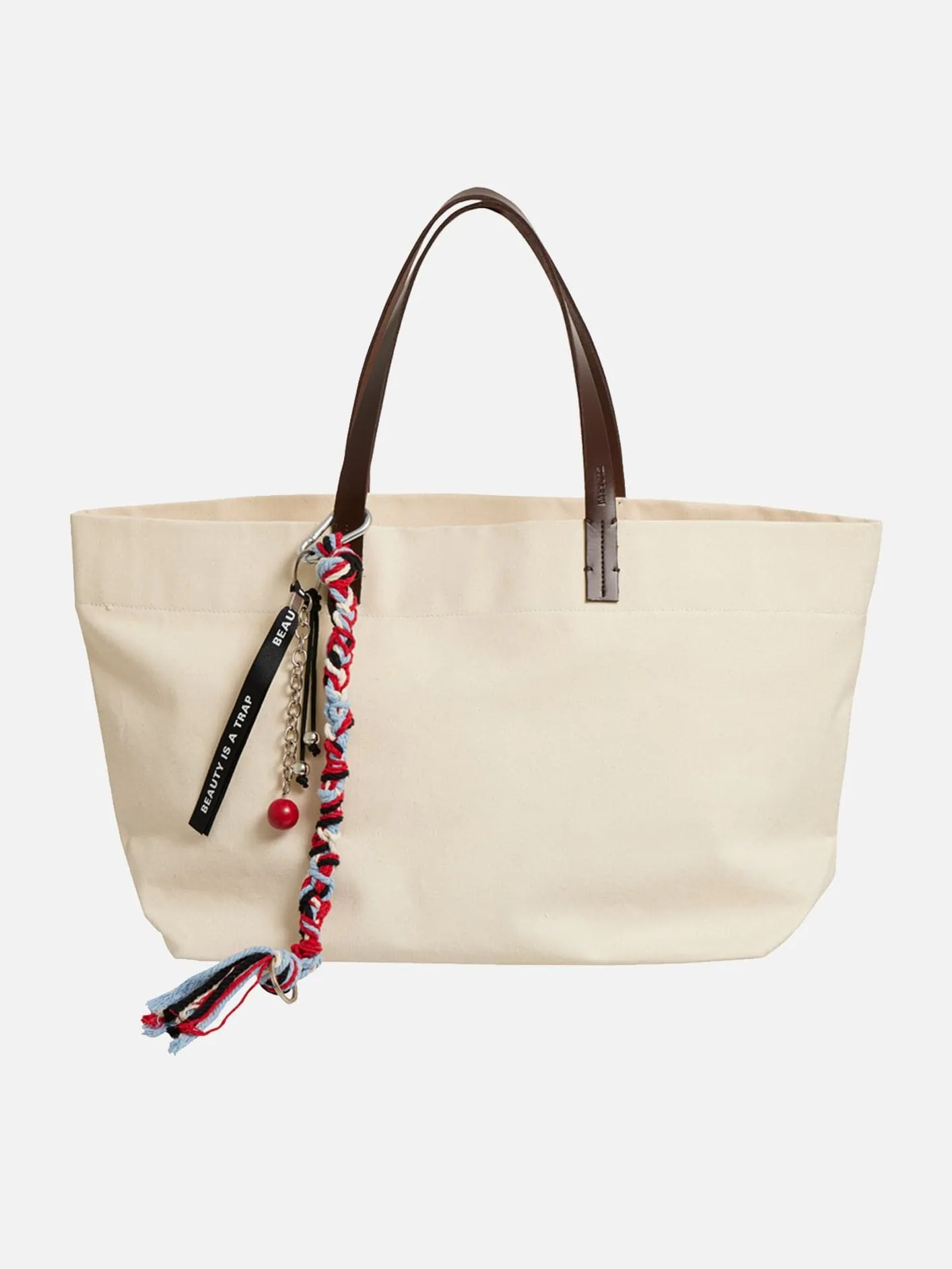 Kanvas Tote Çanta - Beyaz