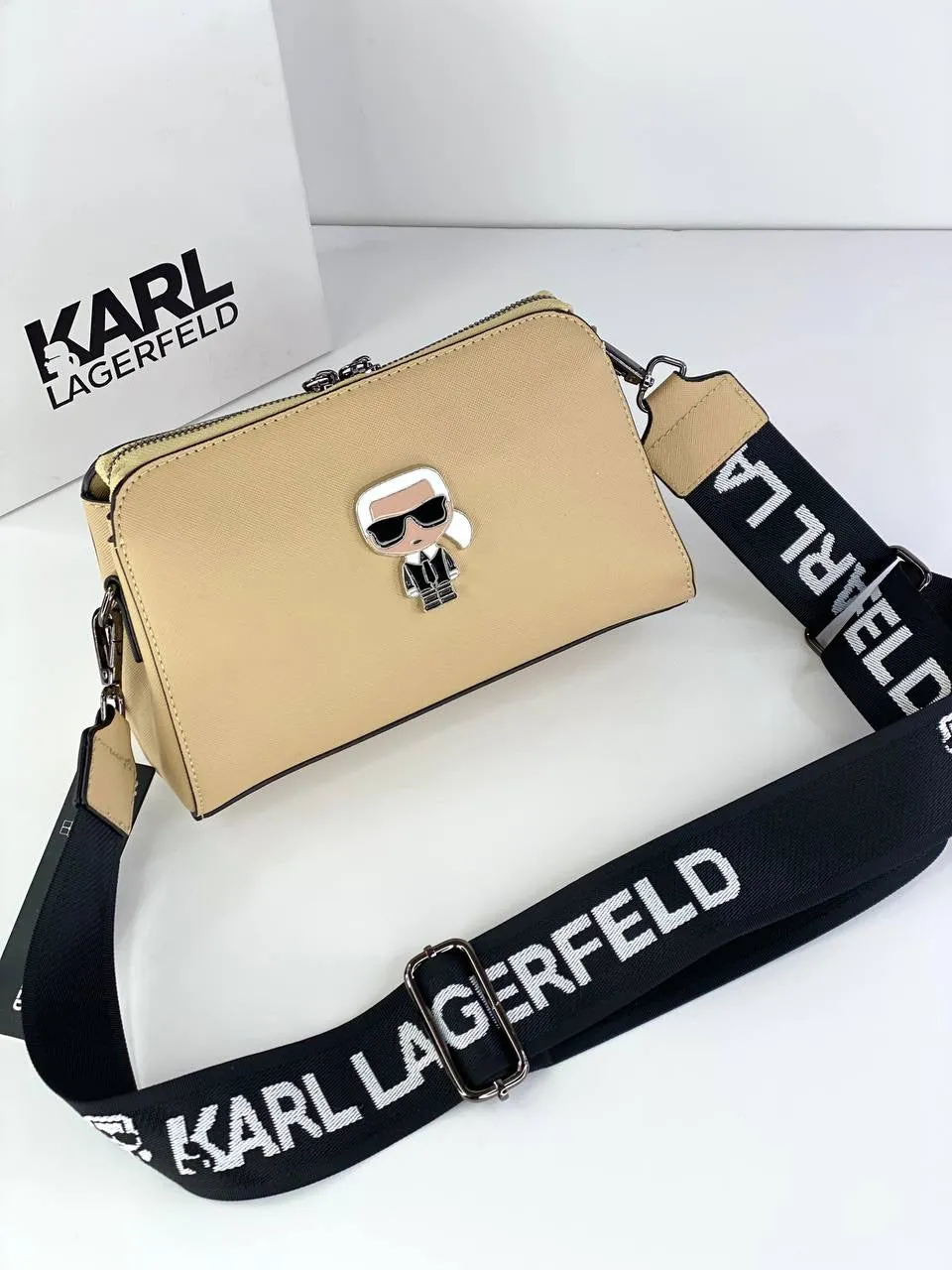 Karl Lagerfeld Crossbody Bag with Iconic Charm