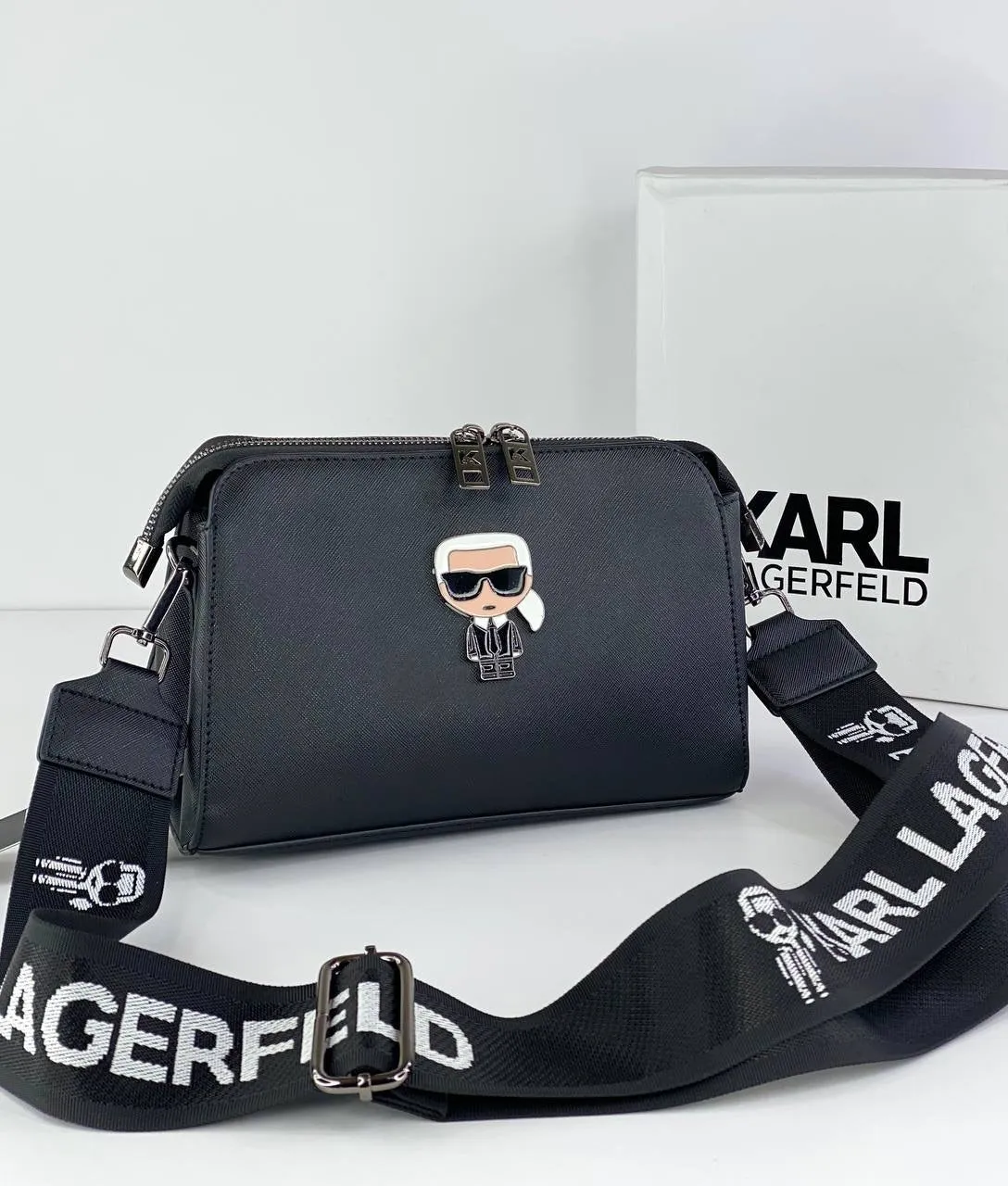 Karl Lagerfeld Crossbody Bag with Iconic Charm
