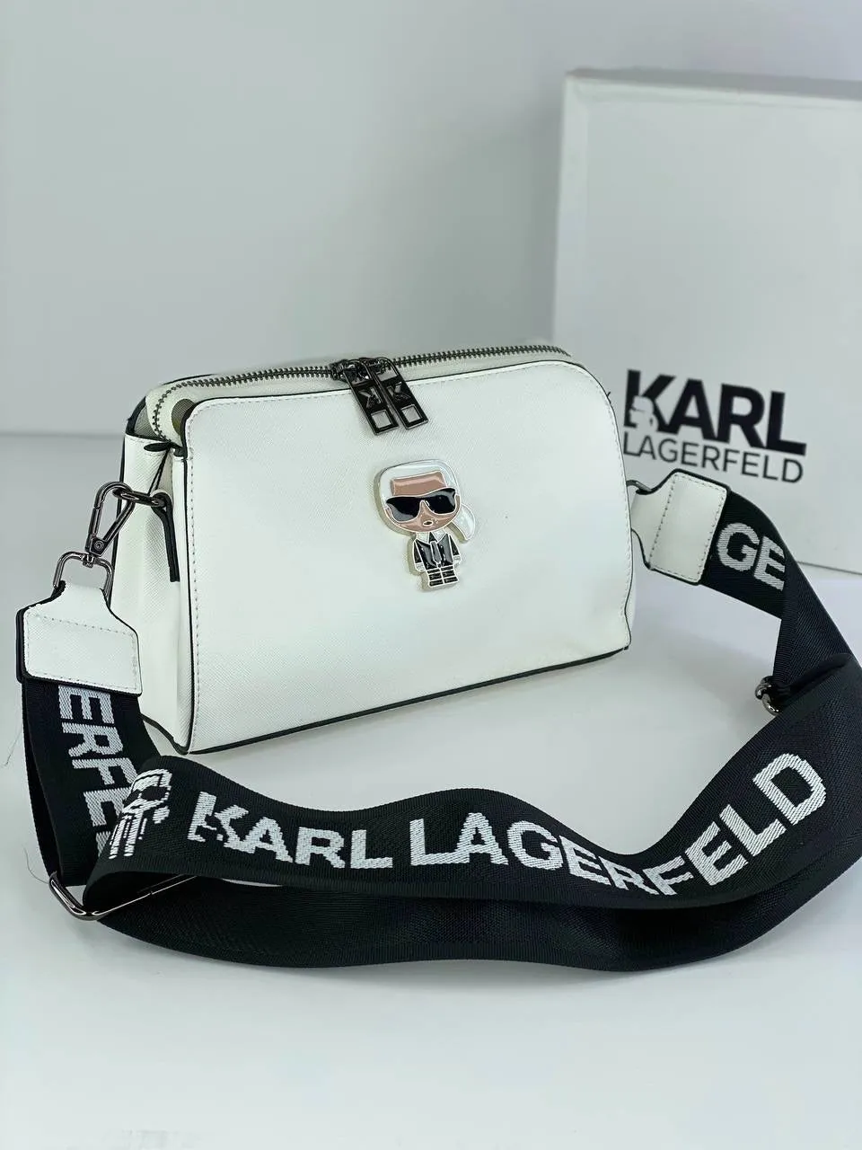 Karl Lagerfeld Crossbody Bag with Iconic Charm