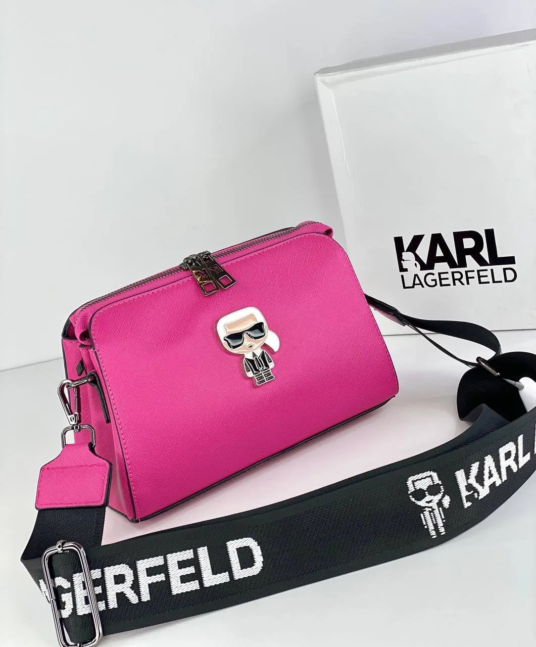 Karl Lagerfeld Crossbody Bag with Iconic Charm