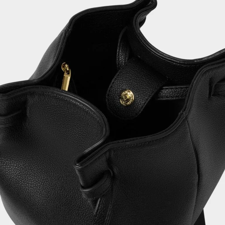 Katie Loxton Celina  Bucket Bag in Black