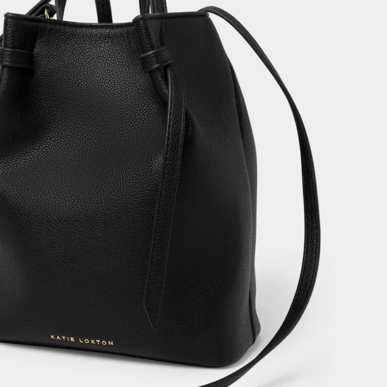 Katie Loxton Celina  Bucket Bag in Black
