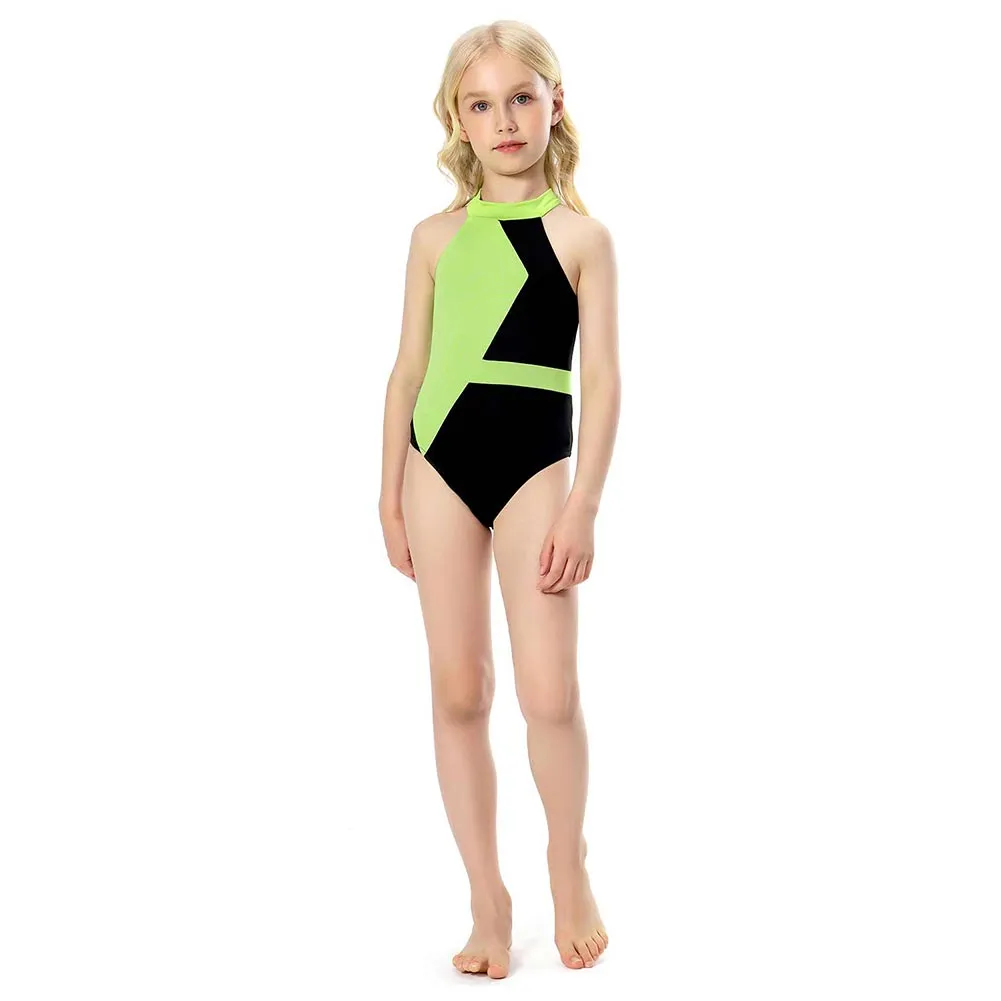 Kim Possible Shego Swimsuit Cosplay Costume Kids Girls Jumpsuit  Swimwear Outfits Halloween Carnival Suit
