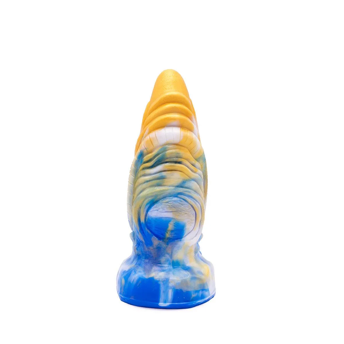Kiotos Monstar - Dildo Beast 36 - 20 x 7 cm - Goud/Blauw