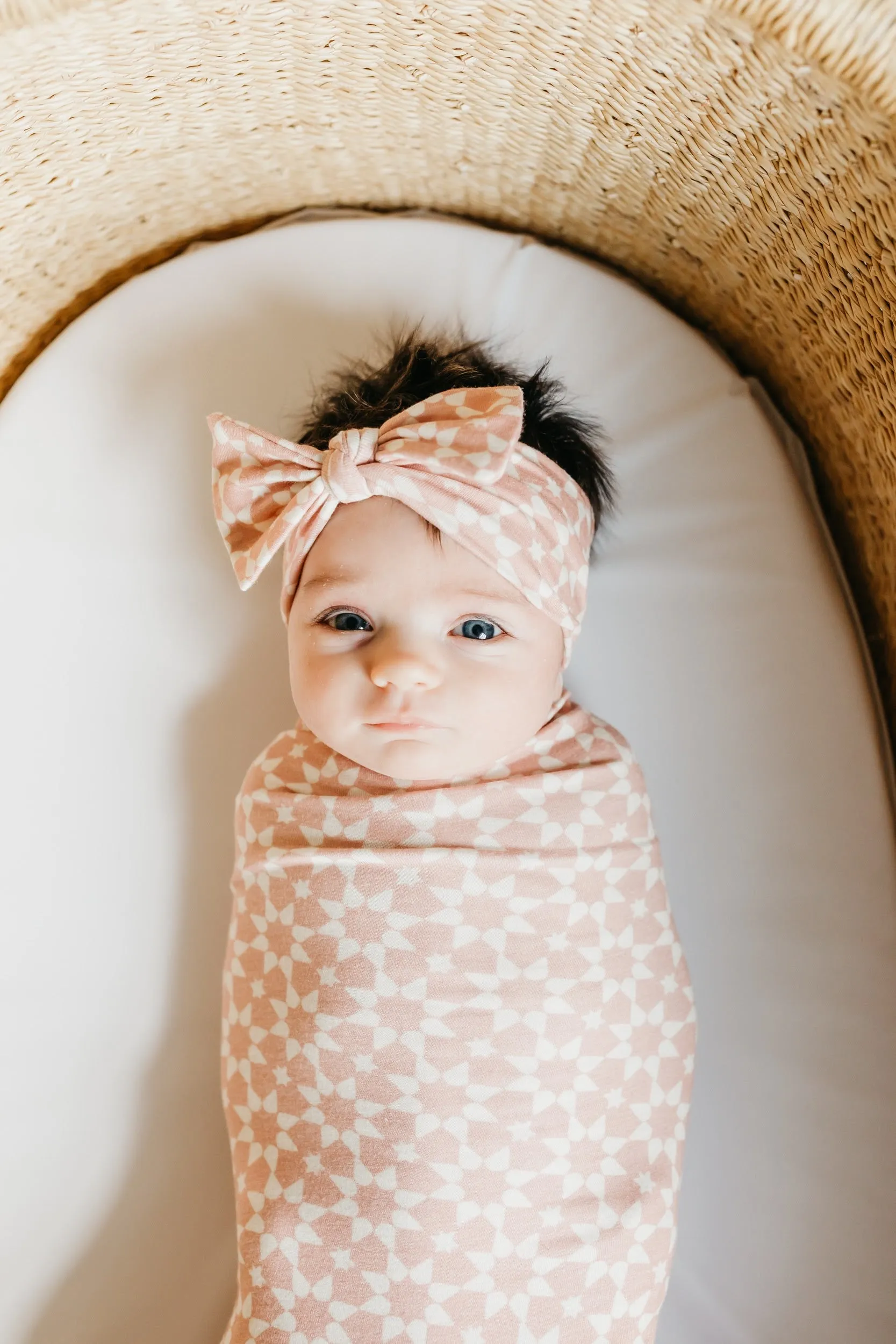 Knit Headband Bow - Star