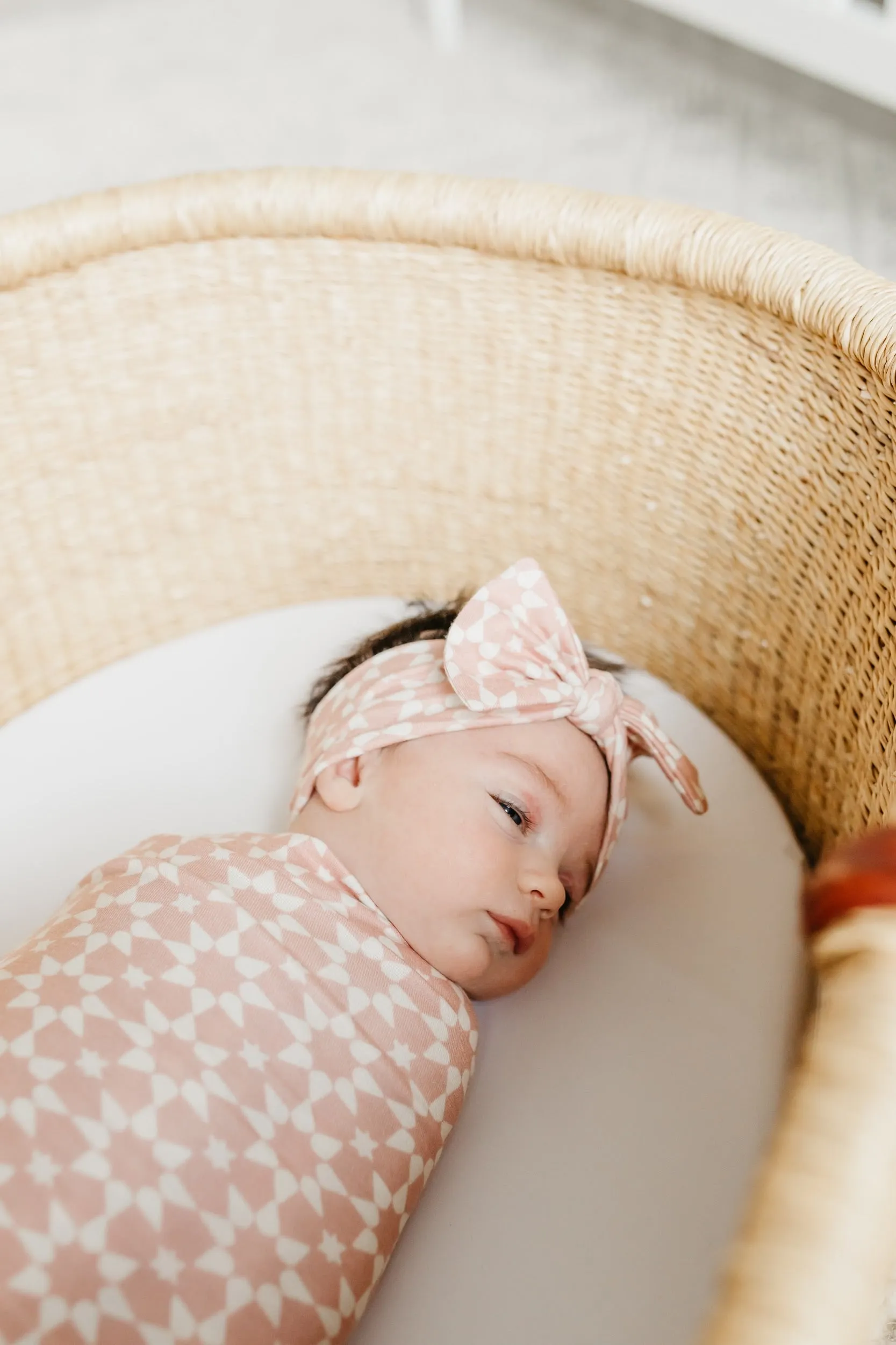 Knit Headband Bow - Star