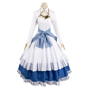 Kono Subarashii Sekai Ni Shukufuku Wo! 3 Iris Stylish-Sword Belzerg White Dress Cosplay Costume Outfits